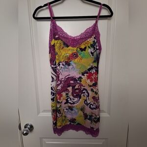 Josie Natori Chinese dragon print Teddy Night dress